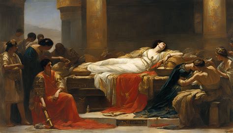 La Muerte de Cleopatra? A Baroque-Inspired Tragedy Painted in Vivid Hues